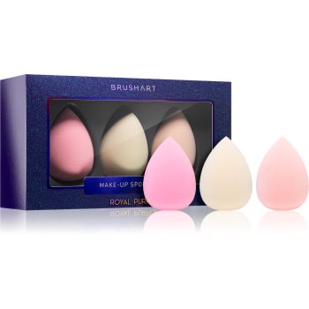 BrushArt Make-up Sponge Set burete pentru machiaj ROYAL PURPLE - imagine 2